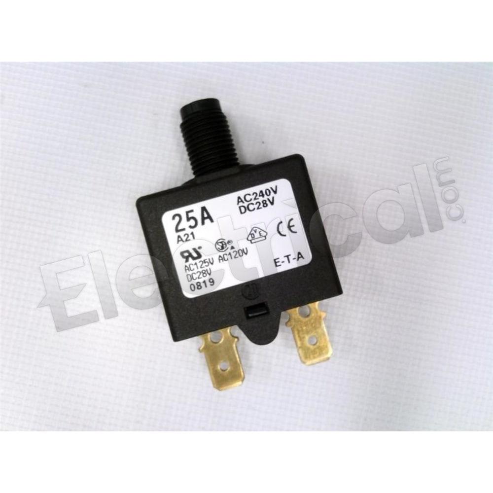 E-T-A Circuit Breakers Molded Case 1658-A21-00-P10-25A