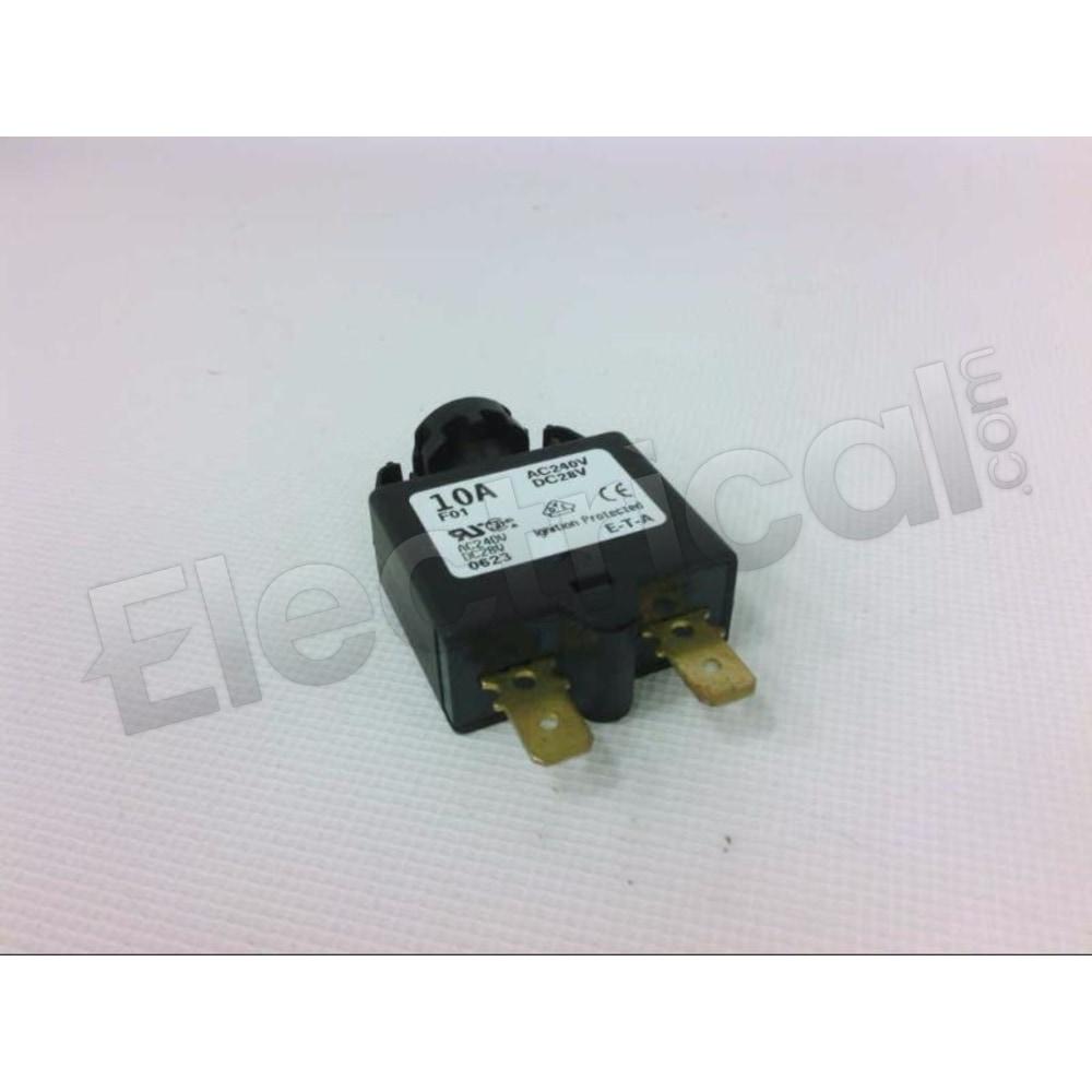 E-T-A Circuit Breakers Molded Case 1658-F01-00-P10-D01-10A