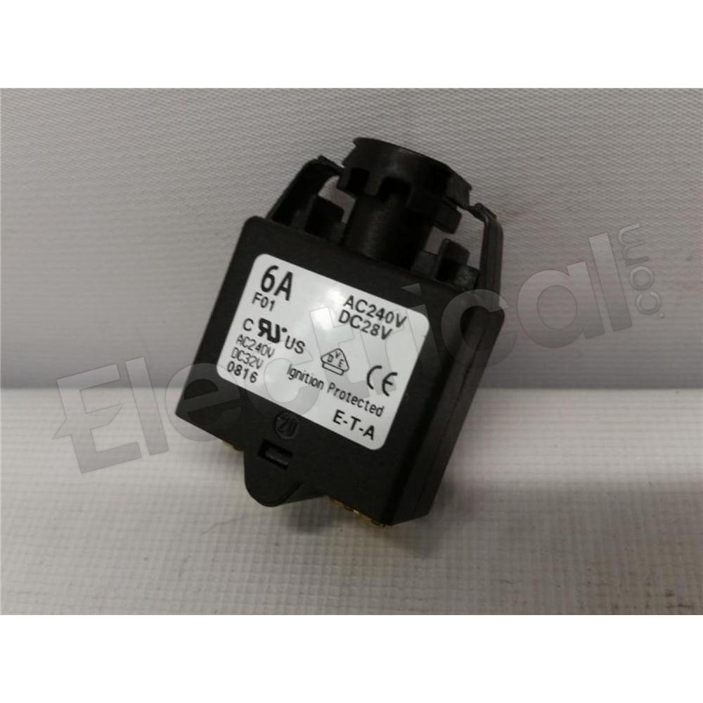 E-T-A Circuit Breakers Molded Case 1658-F01-00-P13-6A