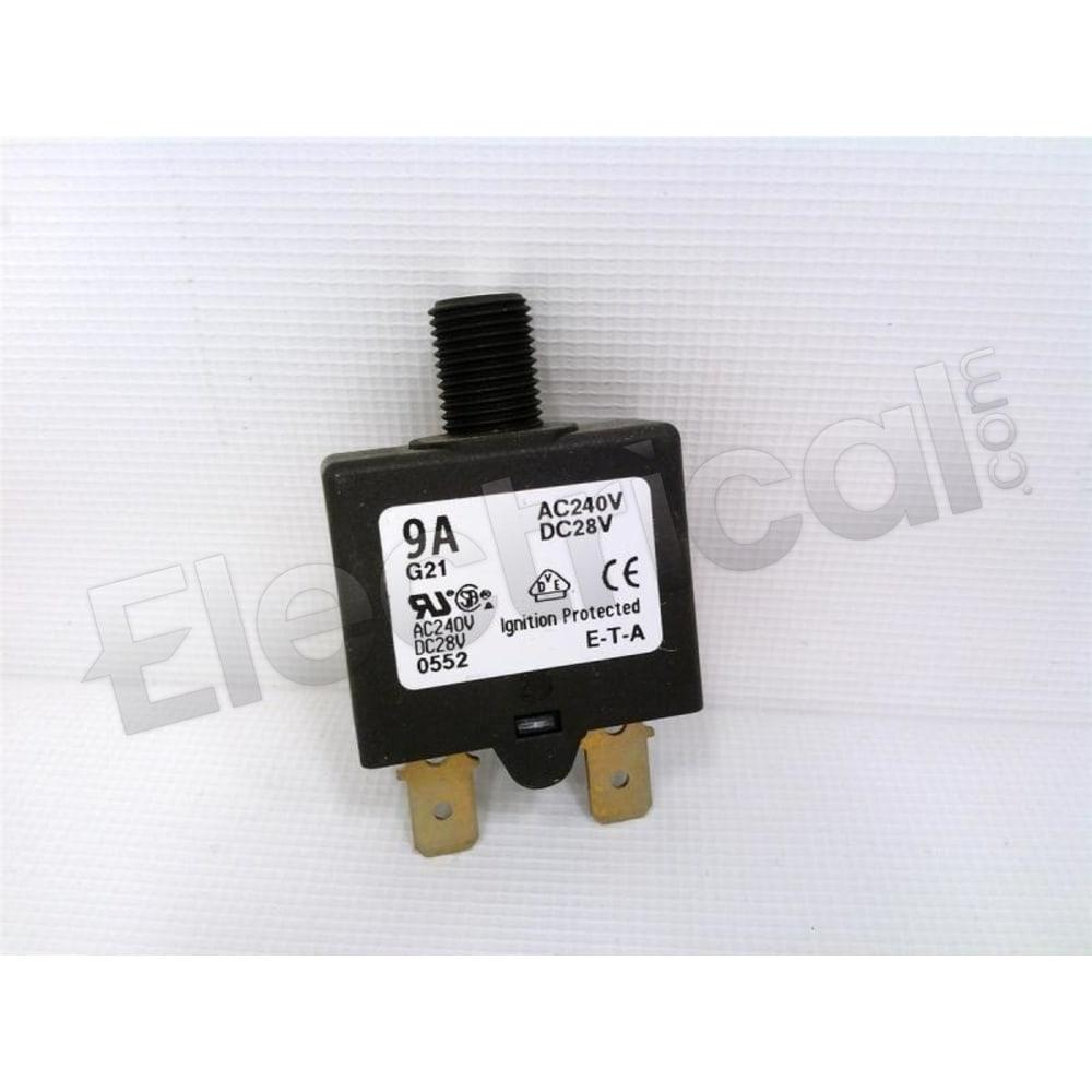 E-T-A Circuit Breakers Molded Case 1658-G21-00-P10-9A