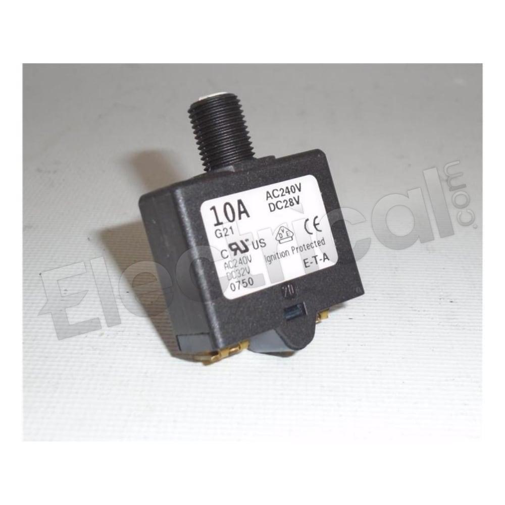 E-T-A Circuit Breakers Molded Case 1658-G21-00-S83-10A