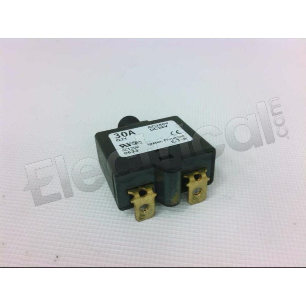 E-T-A Circuit Breakers Molded Case 1658-G21-00-S83-30A