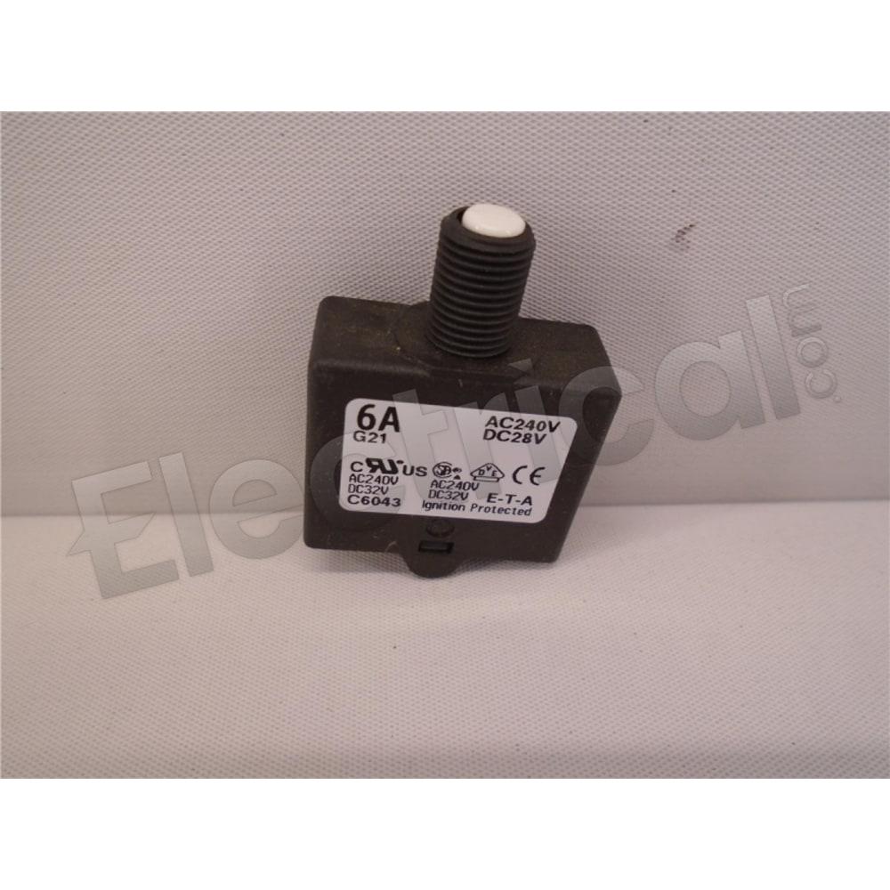 E-T-A Circuit Breakers Molded Case 1658-G21-00-S83-6A