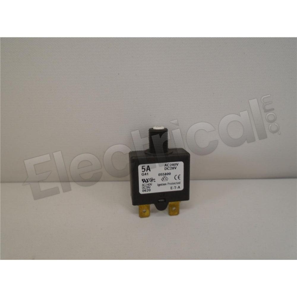 E-T-A Circuit Breakers Molded Case 1658-G41-002-P10-055800-5A