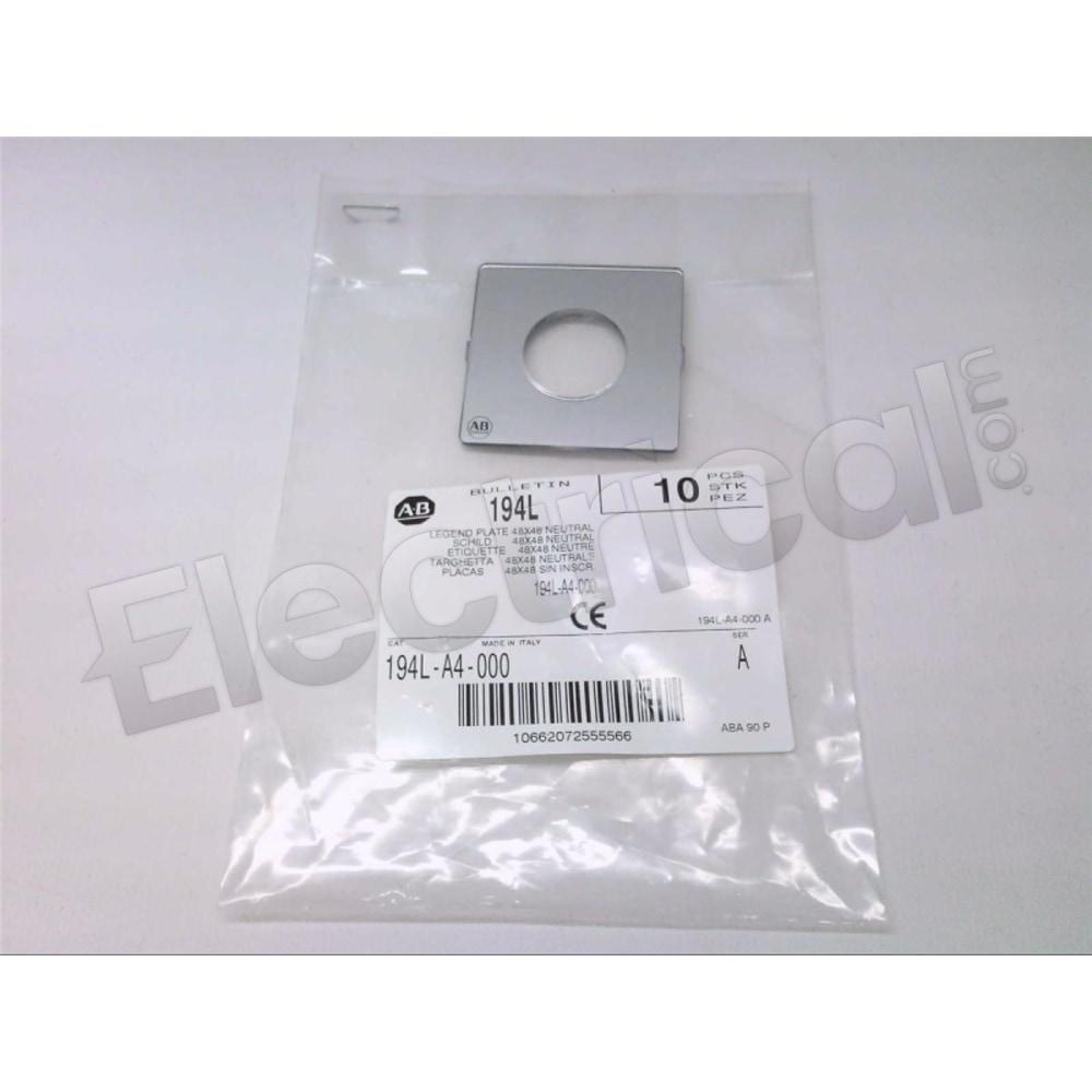 Allen-Bradley Motor Control Part And Accessory 194L-A4-000