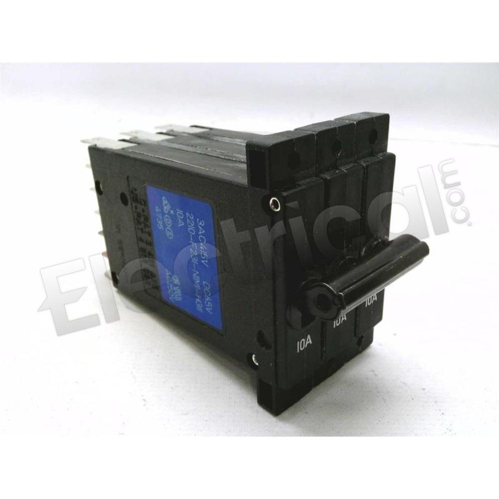 E-T-A Circuit Breakers Molded Case 2210-F231-NIMI-H3II-10A