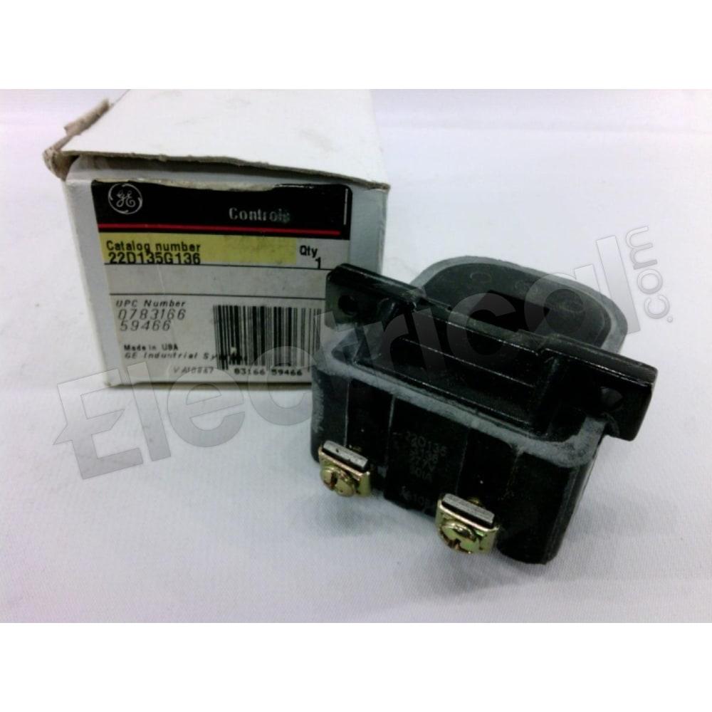 General Electric Contactor And Motor Starter Auxiliary 22D135G136