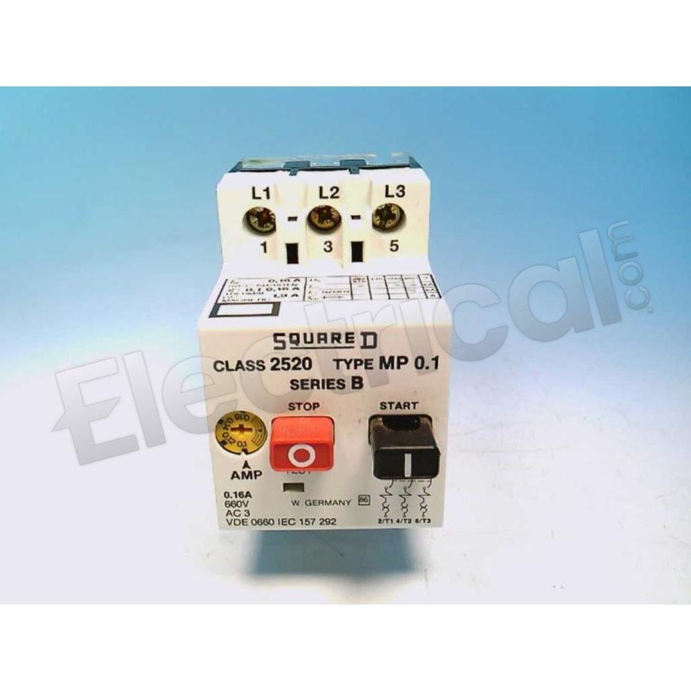 Schneider Electric Contactor And Motor Starter Auxiliary 2520-MP0.1