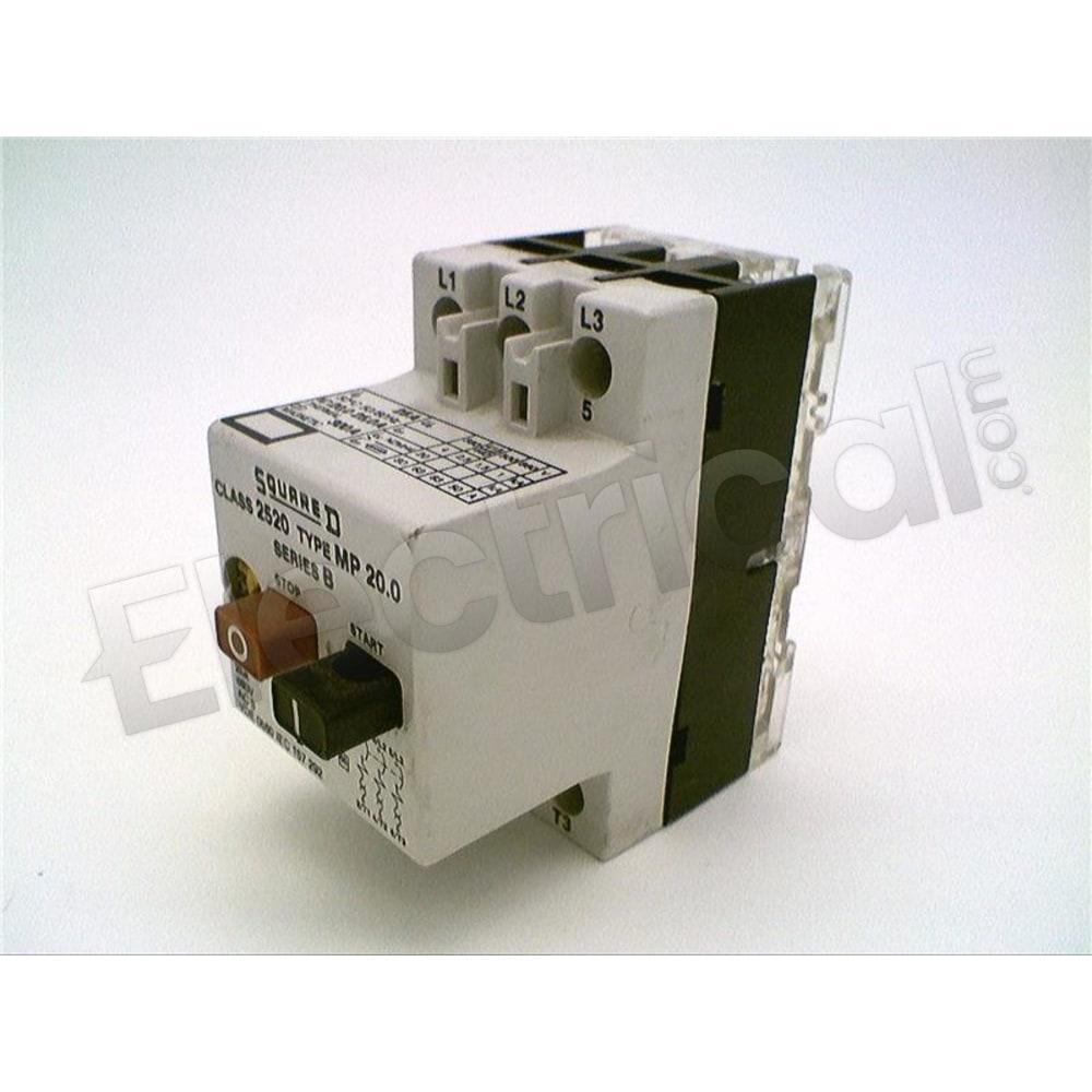 Schneider Electric Contactor And Motor Starter Auxiliary 2520-MP20.0