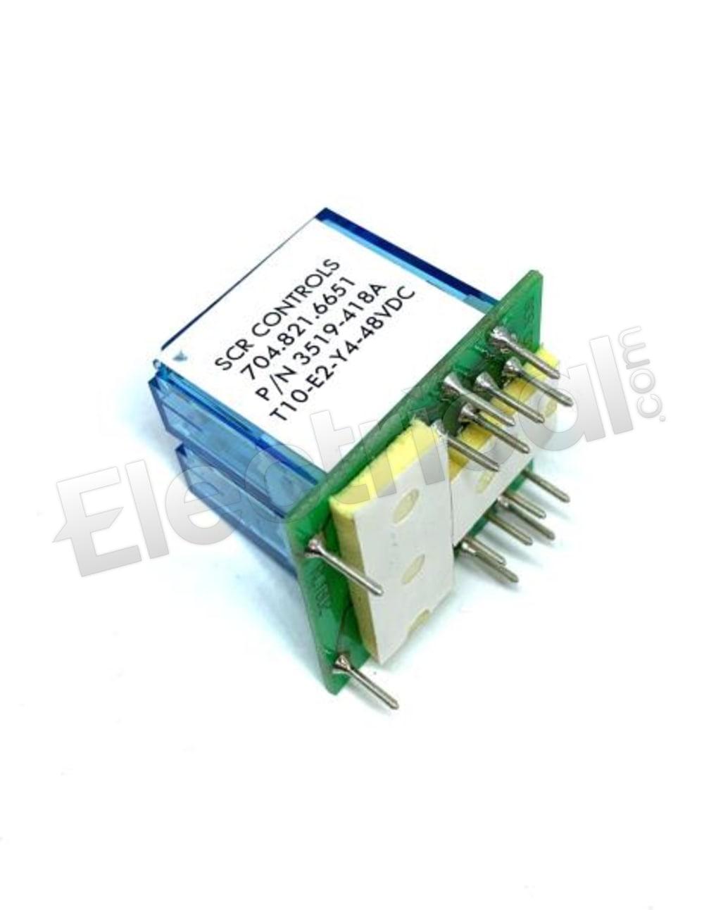 Scr Controls Fuse Part And Accessory 3519-418A