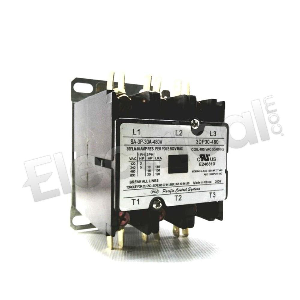 Pacific Ind Controls Contactor 3DP30-480
