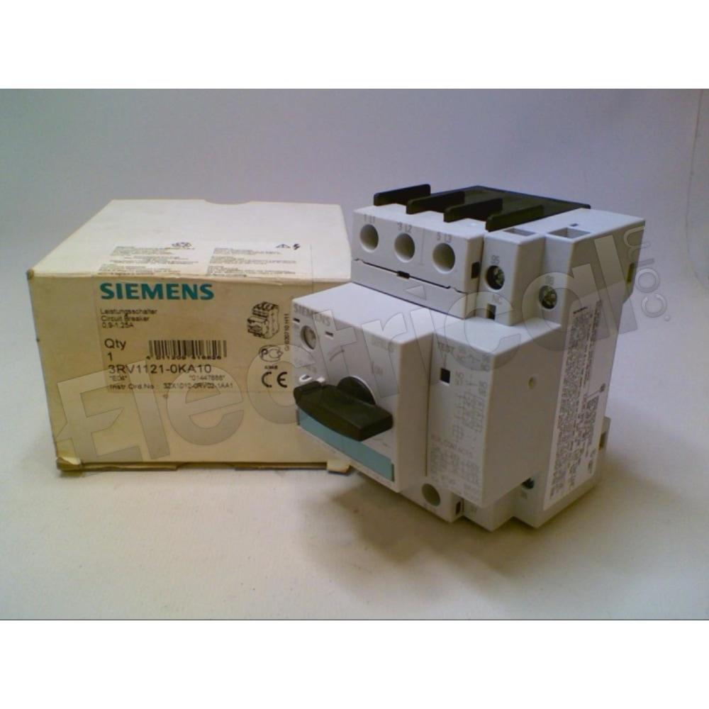 Siemens Molded Case 3RV1121-0KA10