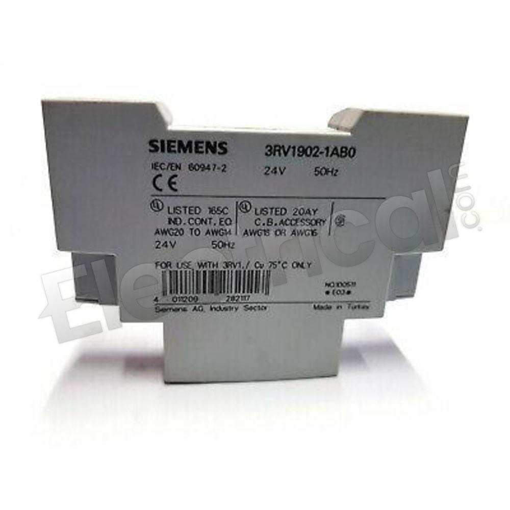 Siemens Trip Units And Programmers 3RV1902-1AB0