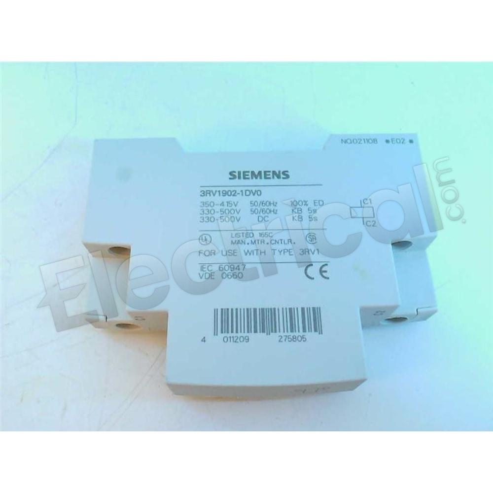 Siemens Trip Units And Programmers 3RV1902-1DV0