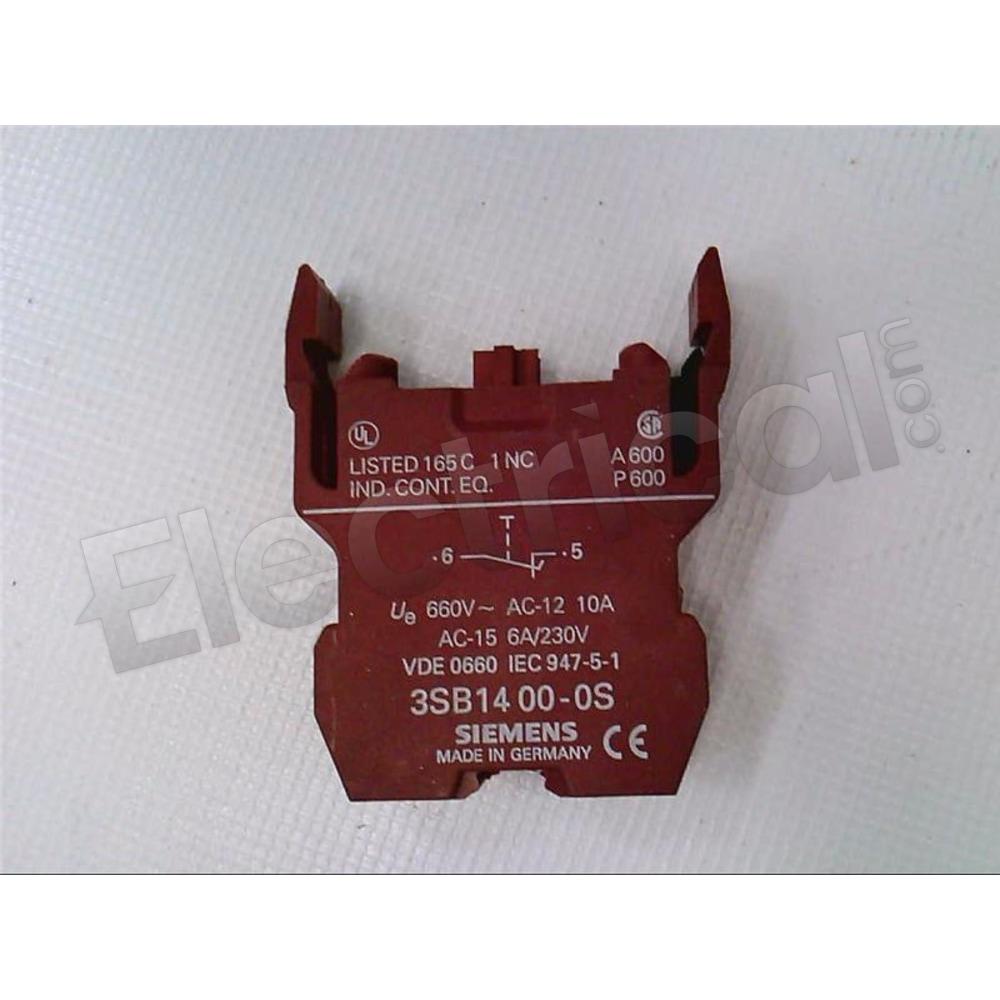 Siemens Motor Control Part And Accessory 3SB1-400-0S