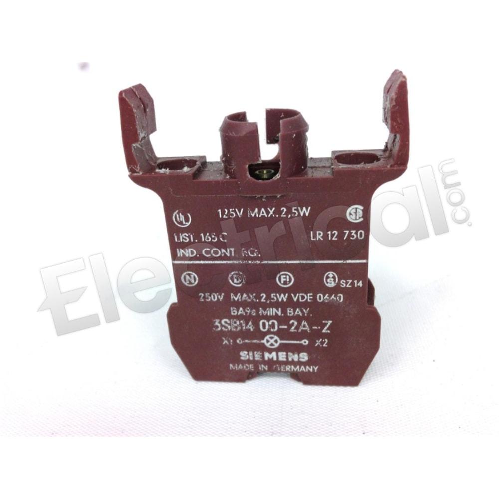 Siemens Motor Control Part And Accessory 3SB1-400-2A-Z