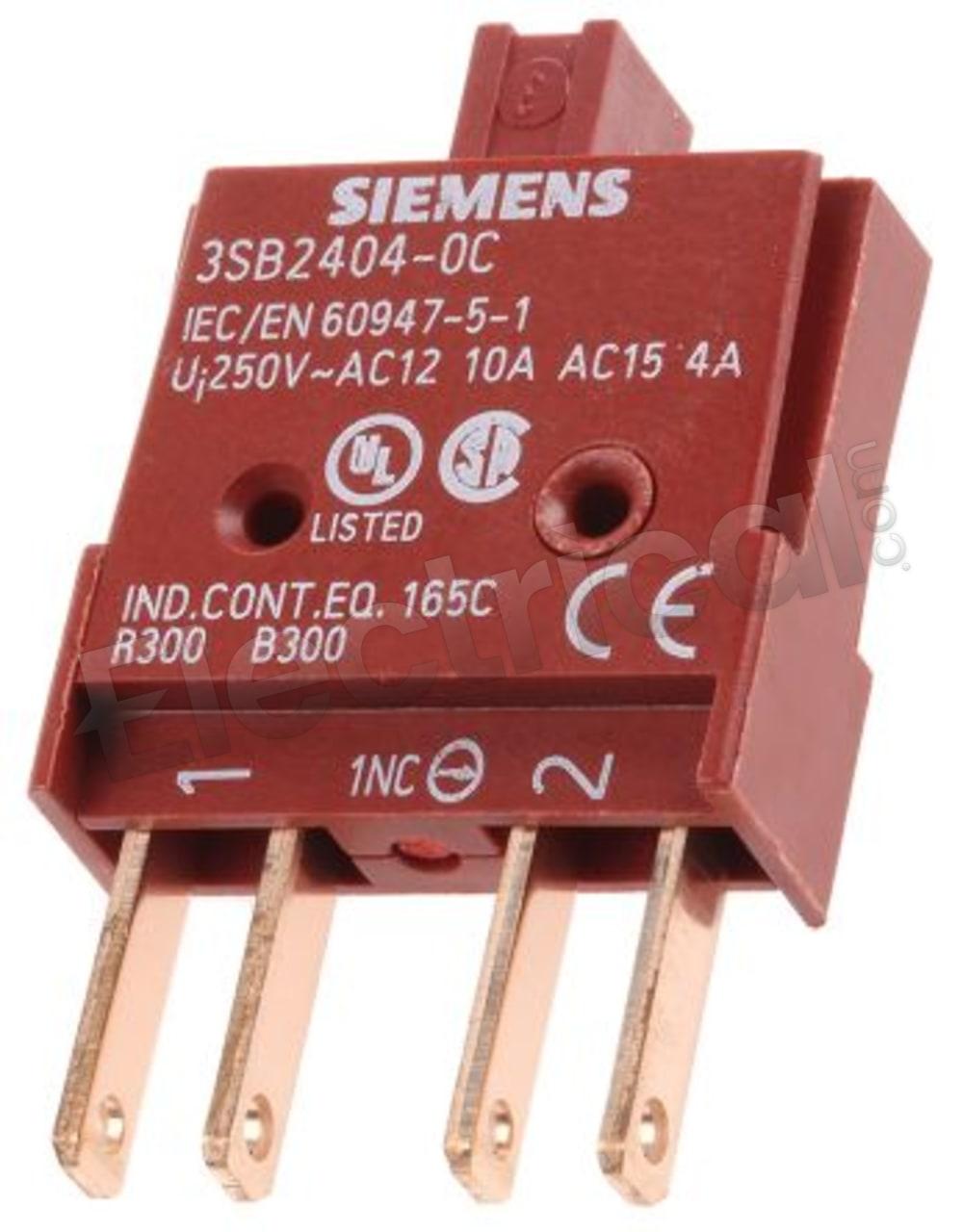 Siemens Contactor 3SB2404-0C