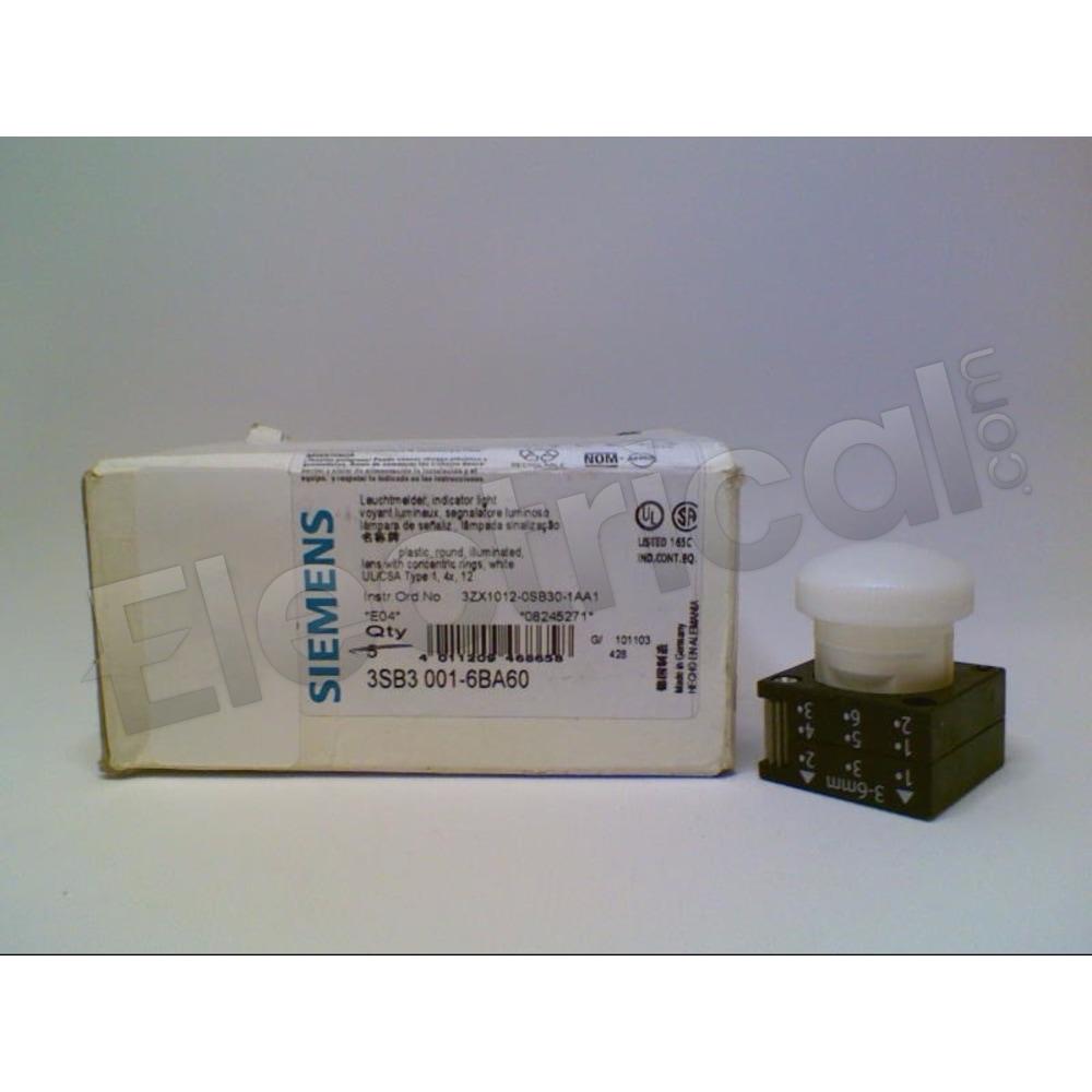 Siemens Motor Control Part And Accessory 3SB3001-6BA60