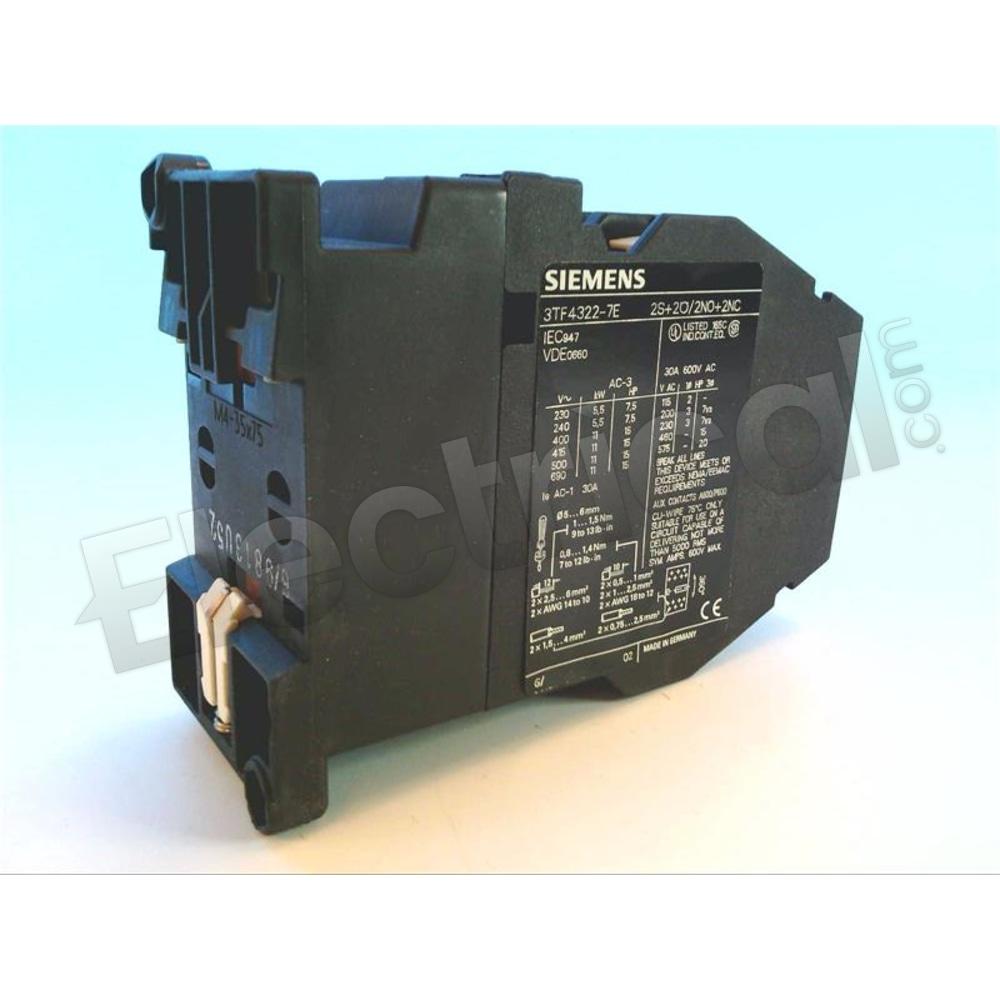 Siemens Contactor 3TF4322-7EK6