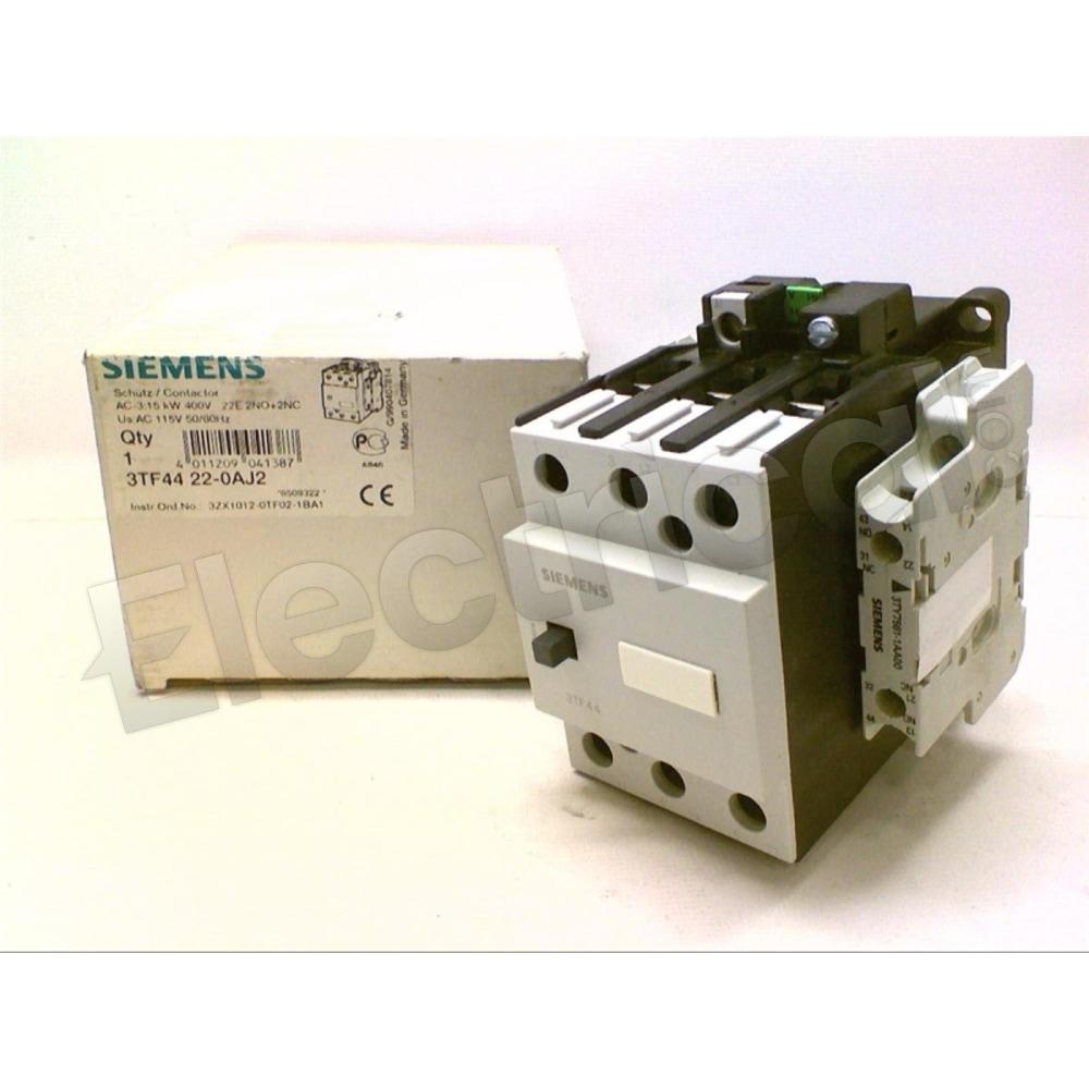 Siemens Contactor 3TF4422-0AJ2