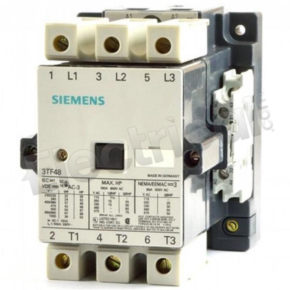 Siemens Contactor 3TF4822-0DB4
