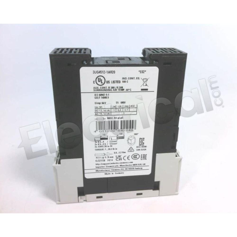 Siemens Voltage/Phase Monitor 3UG4512-1AR20