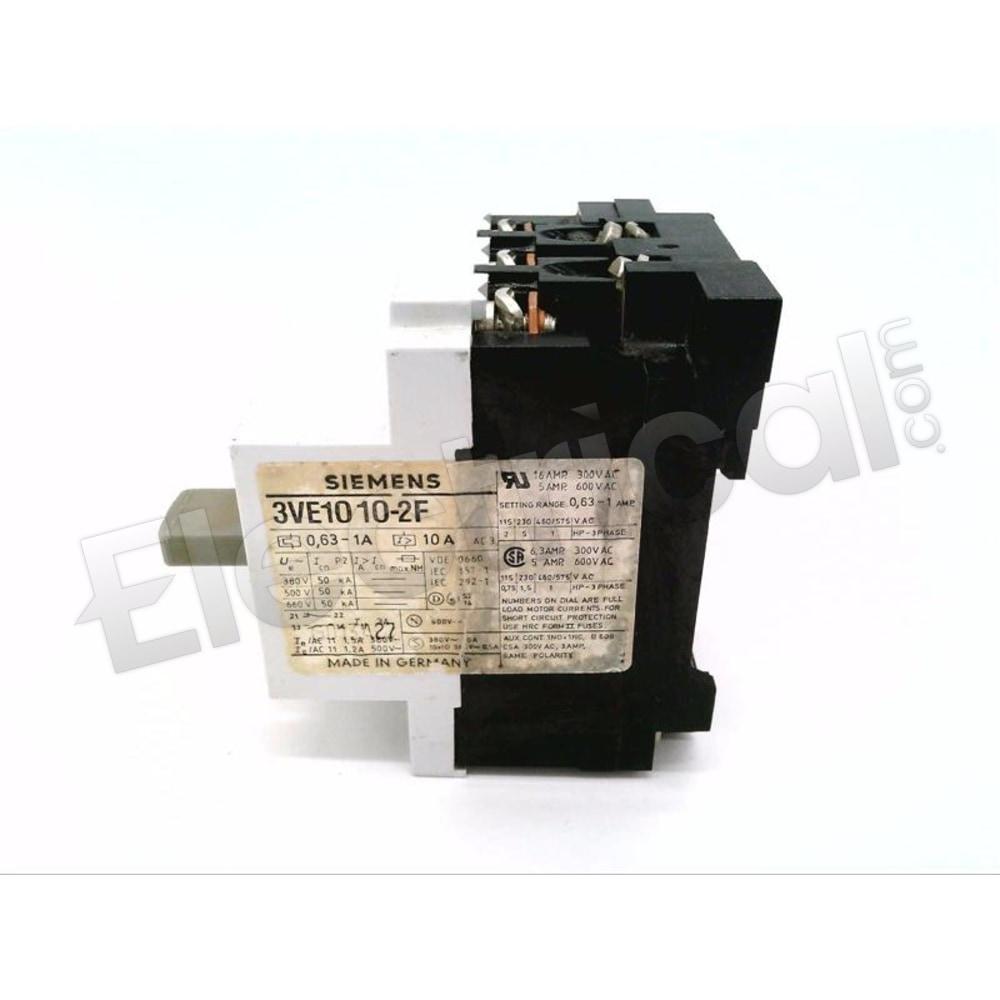 Siemens Molded Case 3VE1010-2F