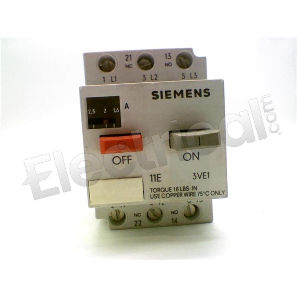 Siemens Motor Starter 3VE1015-2HU00