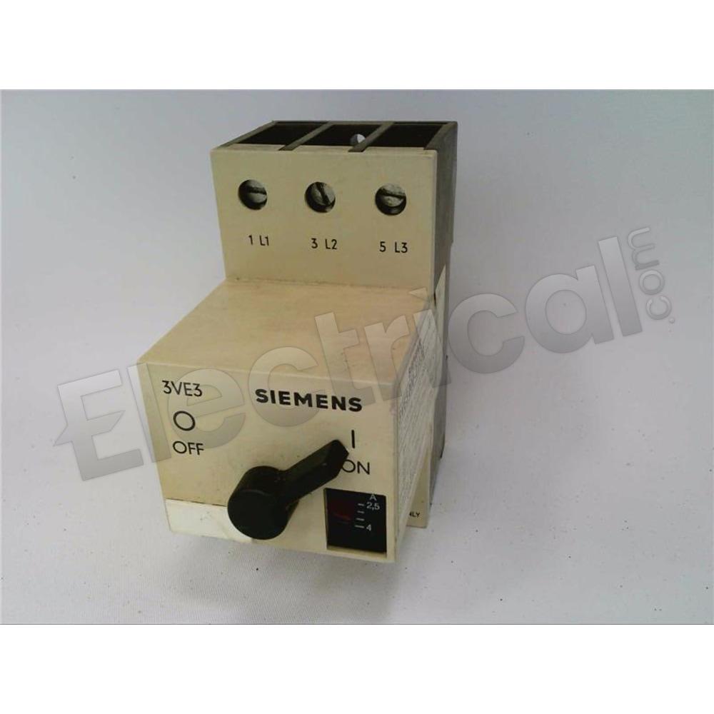 Siemens Contactor 3VE3-000-2JA00