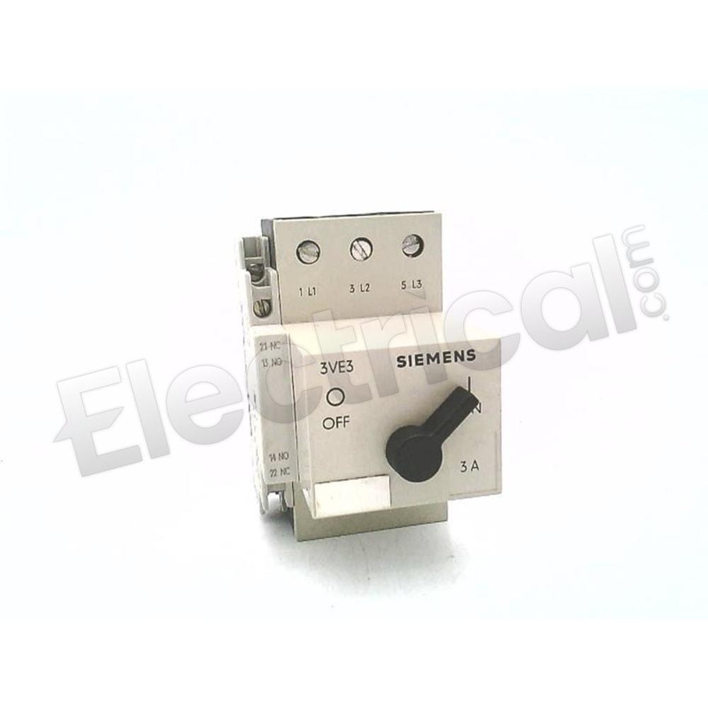 Siemens Molded Case 3VE3011-6JR00