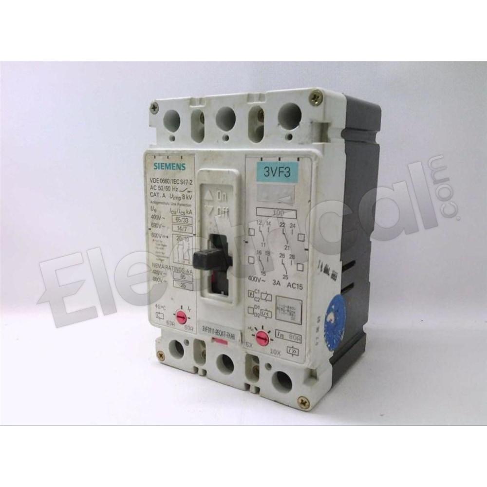 Siemens Molded Case 3VF3111-2BQ47-7KA0