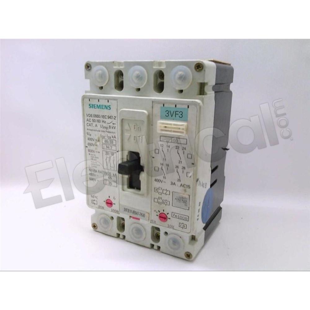 Siemens Molded Case 3VF3111-2BS47-7KA0
