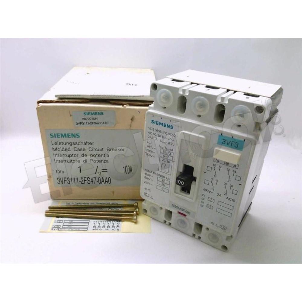 Siemens Molded Case 3VF3111-2FS47-0AA0