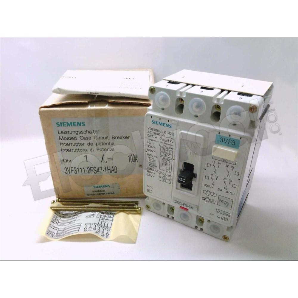 Siemens Molded Case 3VF3111-2FS47-1HA0