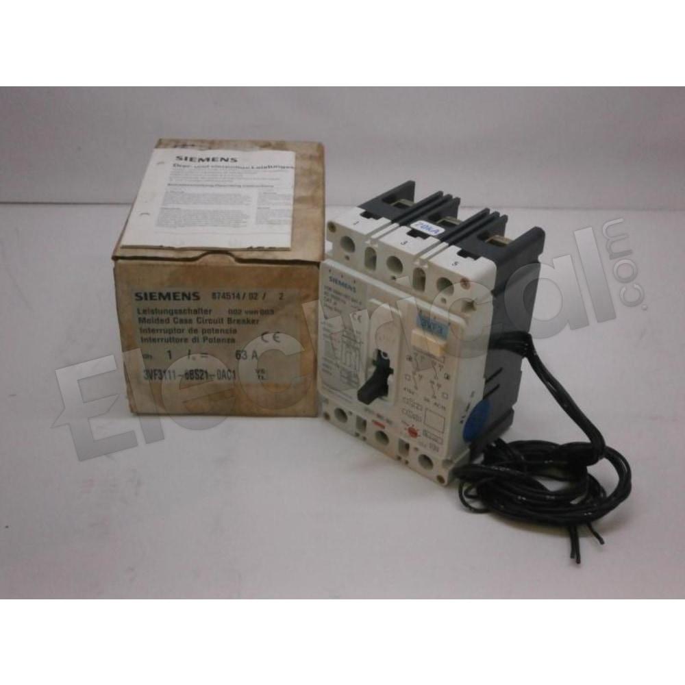 Siemens Molded Case 3VF3111-6BS21-0AC1