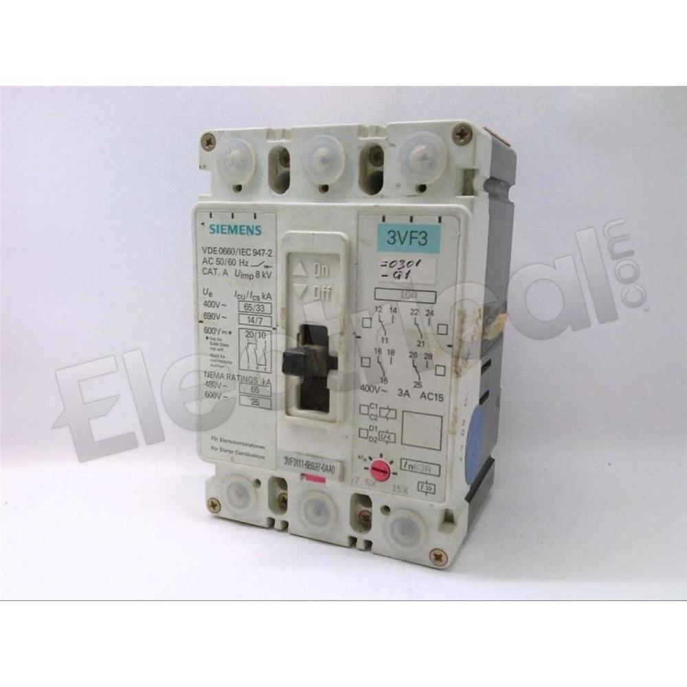 Siemens Molded Case 3VF3111-6BS27-0AA0