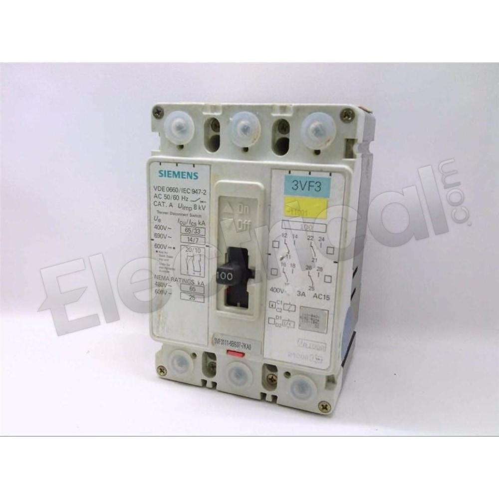 Siemens Molded Case 3VF3111-6BS37-7KA0