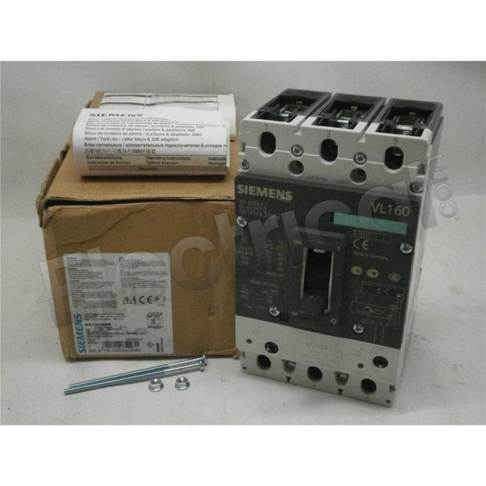 Siemens Molded Case 3VL2710-1DC33-0AB1
