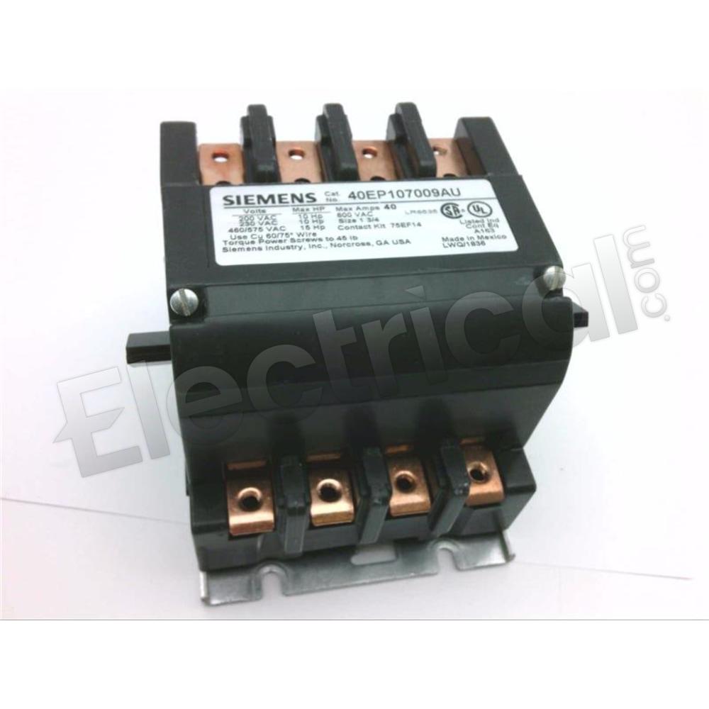 Siemens Contactor 40EP107009AU