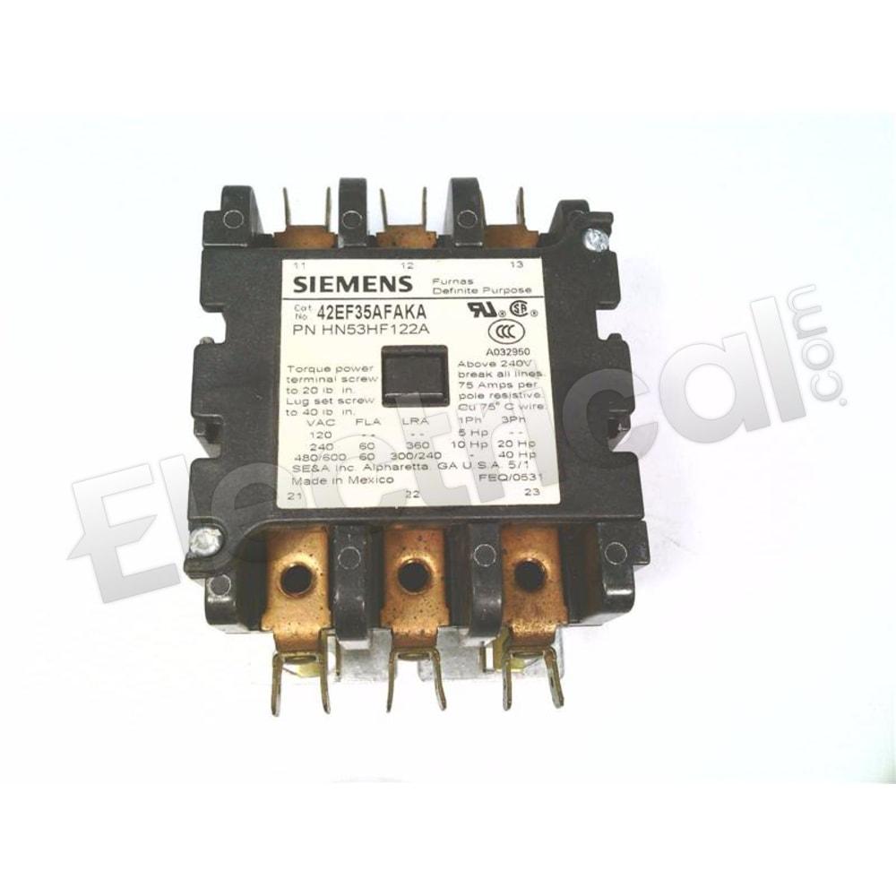 Siemens Contactor 42EF35AFAKA