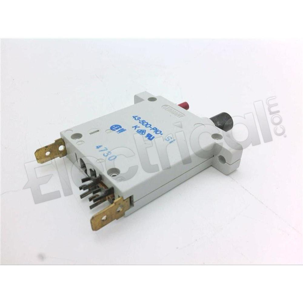 E-T-A Circuit Breakers Molded Case 43-500-P10-6A