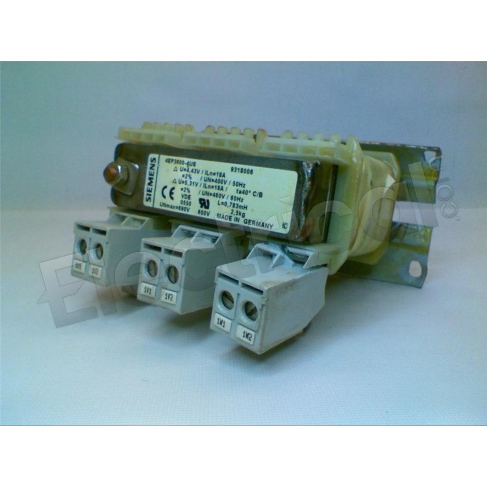 Siemens Line Reactor 4EP3600-4US