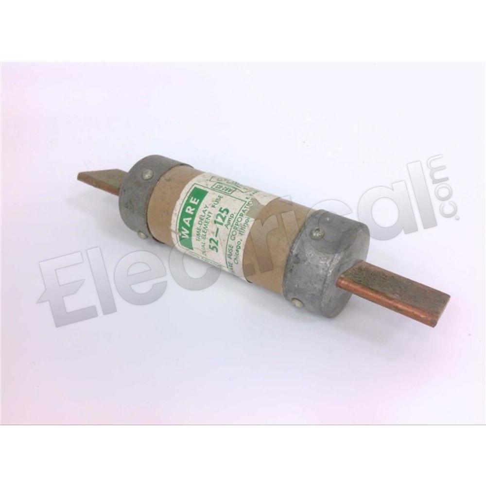 Ware Fuse Corp Low Voltage 52-125
