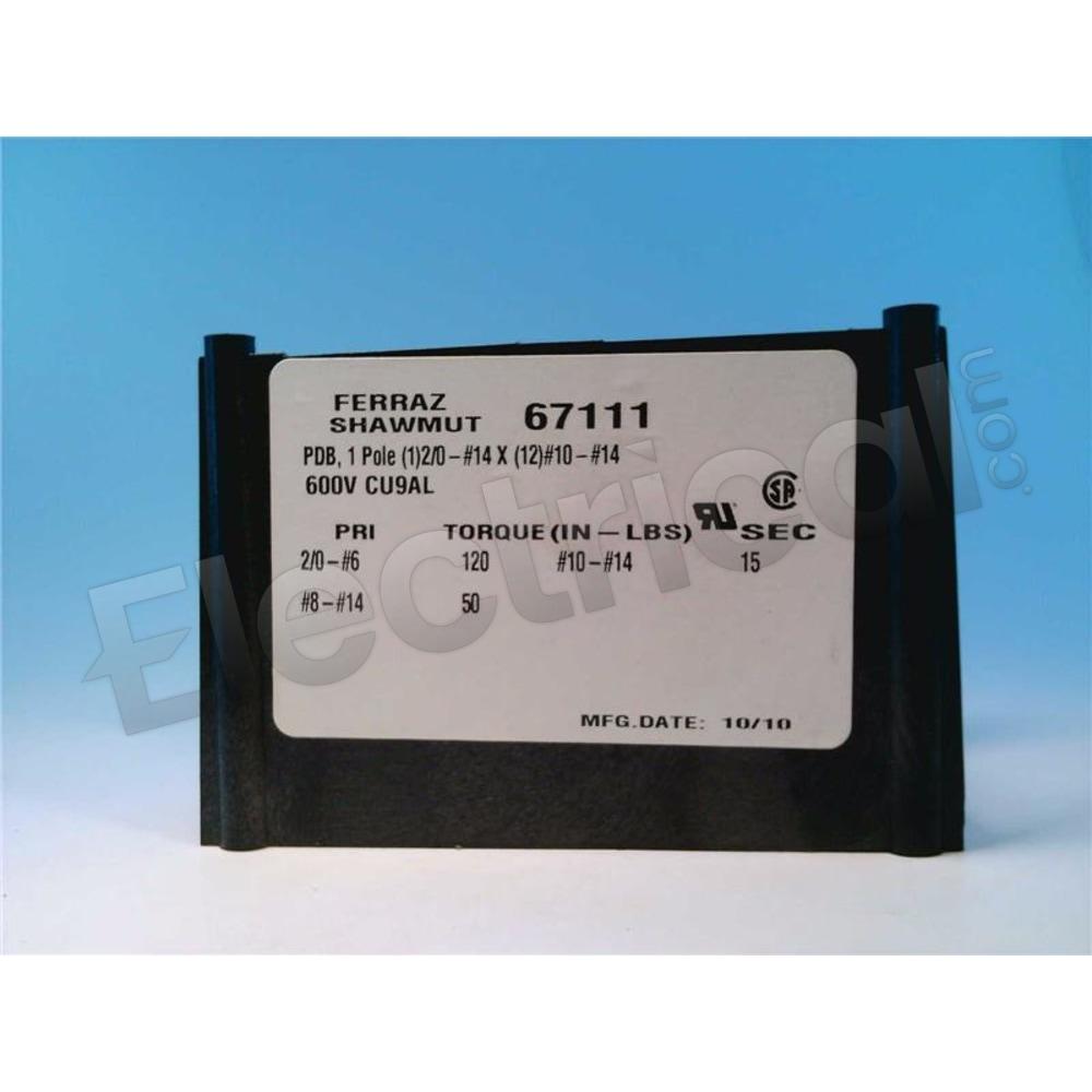 Mersen Fuse Block 67111
