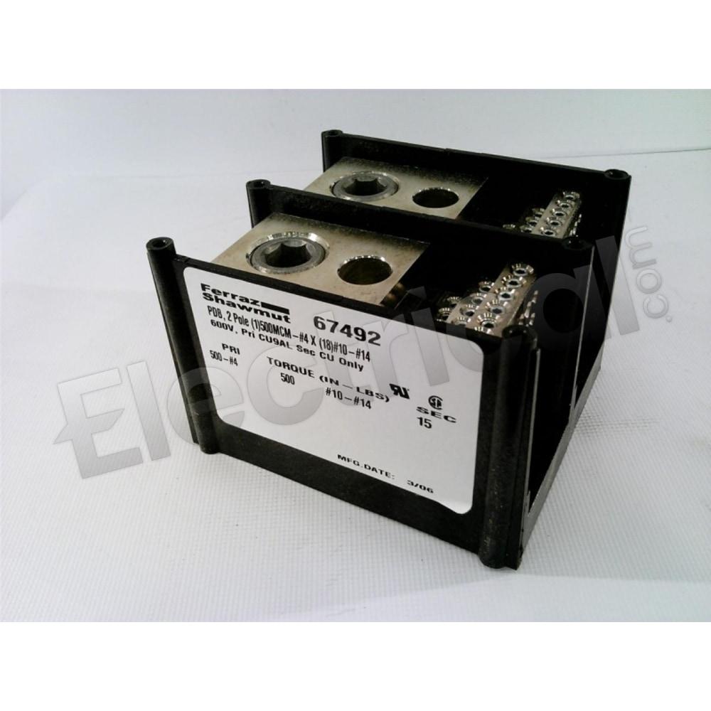Mersen Fuse Block 67492