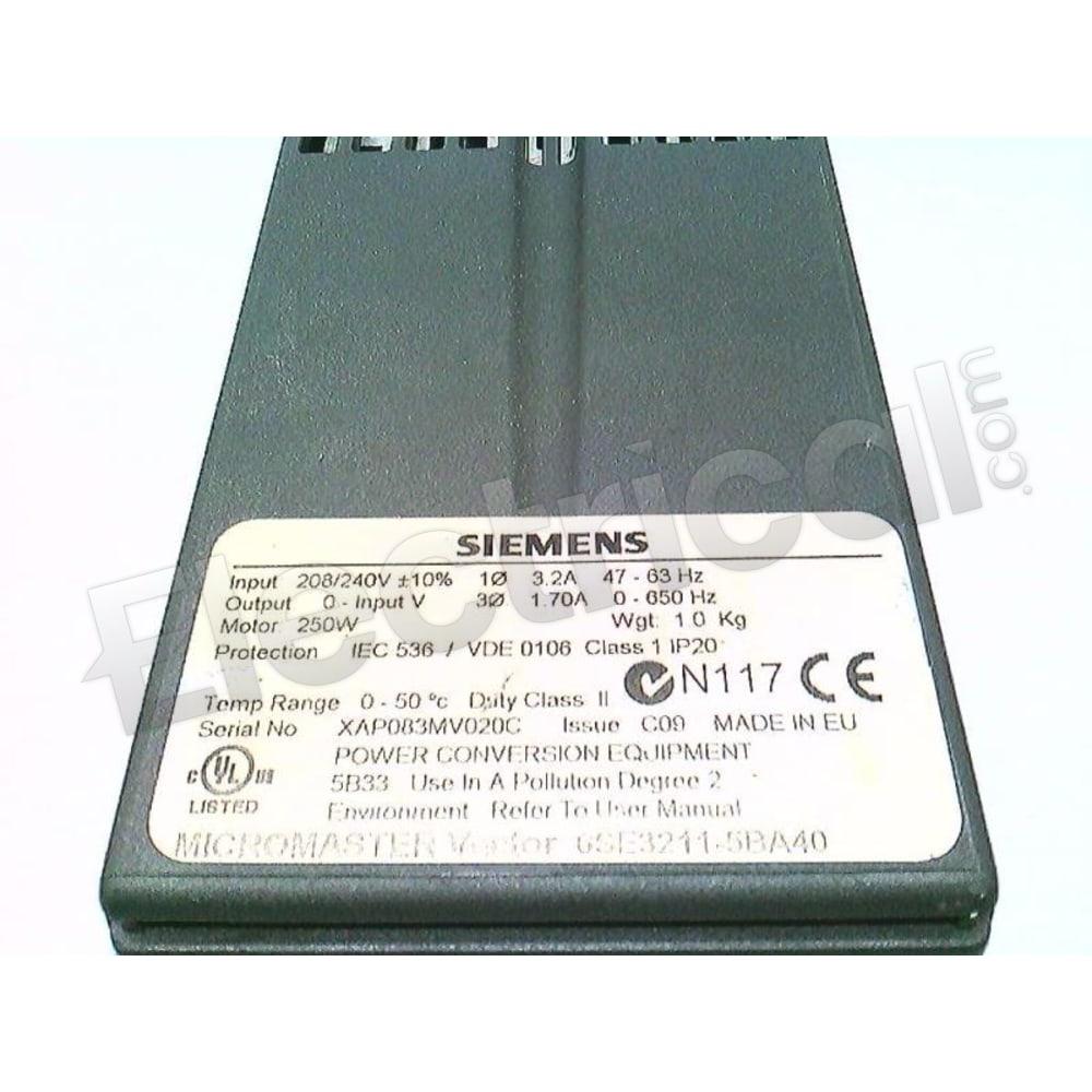 6SE3211-5BA40