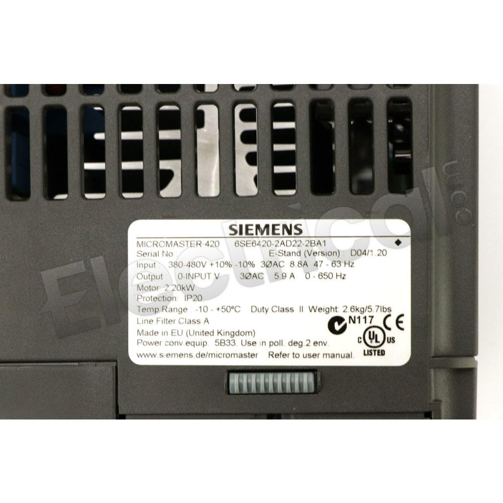 6SE6420-2AD22-2BA1