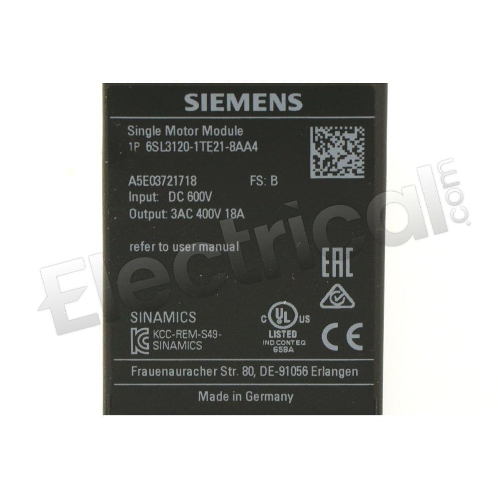 6SL3120-1TE21-8AA4
