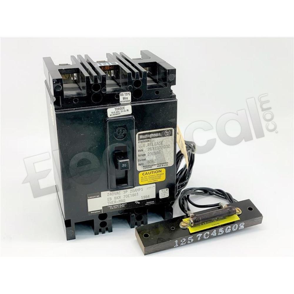 Westinghouse Molded Case 70E1881