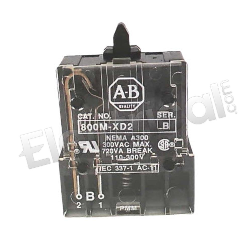 Allen-Bradley Motor Control Part And Accessory 800M-XD2